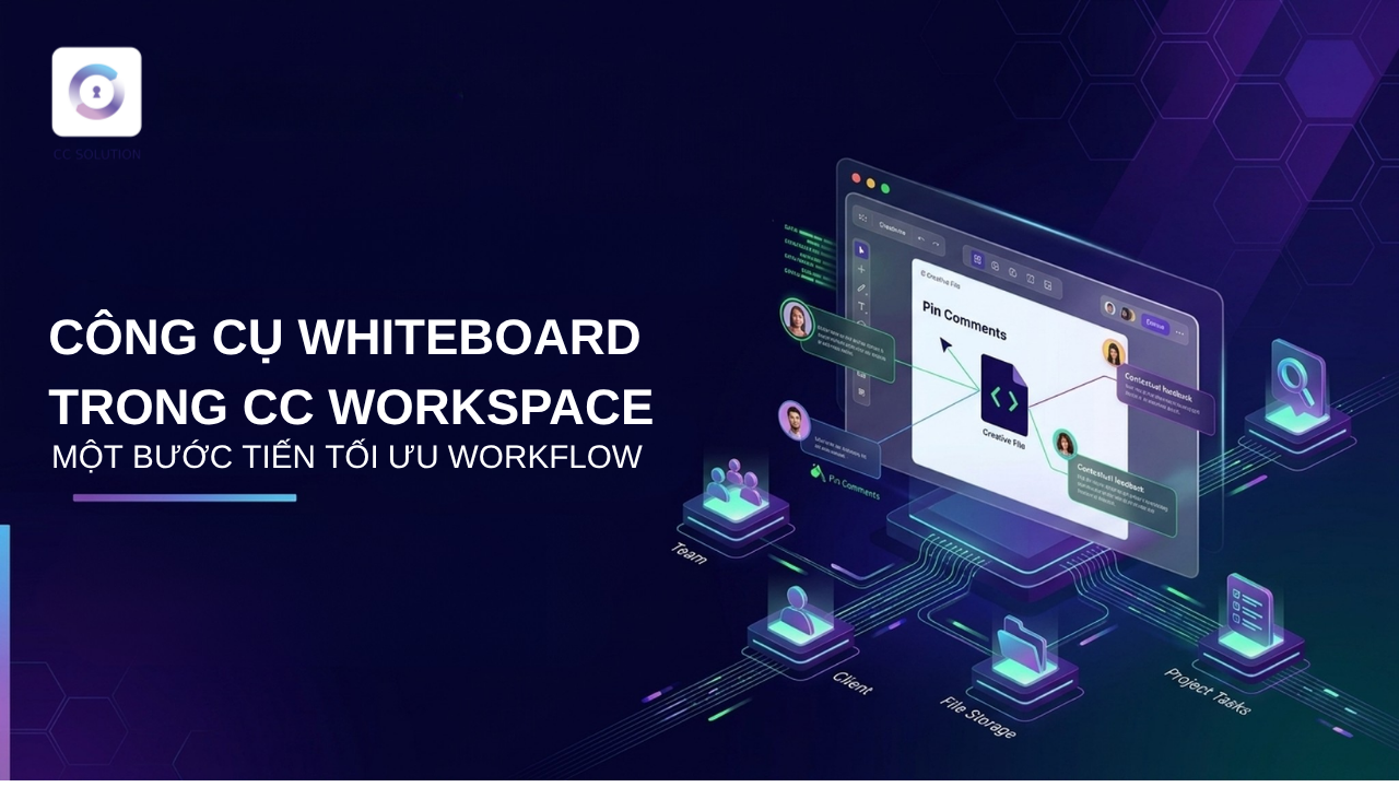 WHITEBOARD TRONG CC WORKSPACE: KHÔNG PHẢI CÔNG CỤ NOTE, MÀ LÀ MỘT BƯỚC TIẾN TỐI ƯU WORKFLOW